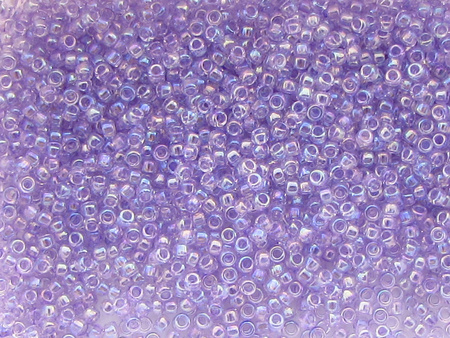 TOHO™ / Round 15/0 / Transparent Rainbow / Foxglove / 10g / ~1400szt