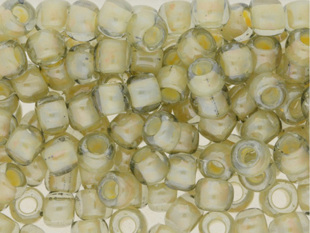 TOHO™ / Round 6/0 / Inside Color / Black Diamond / Orange Creme / 10g / ~160szt