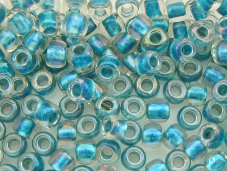 TOHO™ / Round 6/0 / Inside-Color Rainbow / Crystal / Light Capri / 10g / ~160szt