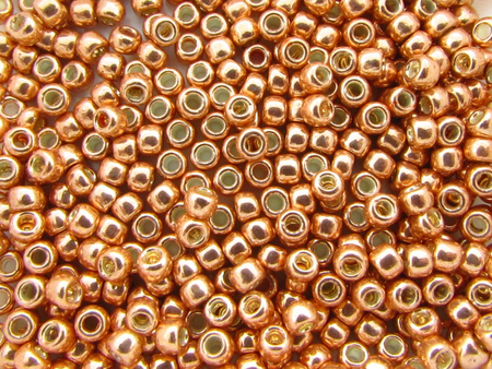 TOHO™ / Round 8/0 / Galvanized / Rose Gold / 10g / ~410szt