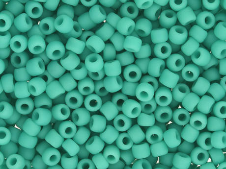 TOHO™ / Round 8/0 / Opaque Frosted / Turquoise / 10g / ~410szt