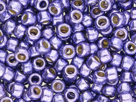 TOHO™ / Round 8/0 / PermaFinish Galvanized / Violet / 10g / ~410szt