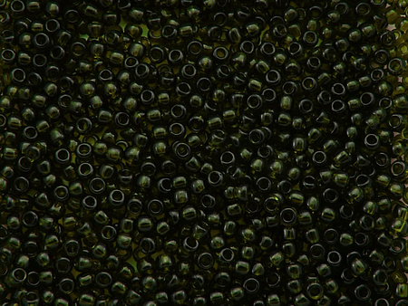 TOHO™ / Round / 8/0 / Transparent / Olivine / 10g / ~410szt