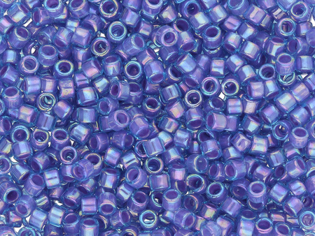 TOHO™ / Treasure 11/0 / Lavender Lined Rainbow / Aqua / 5g / ~960szt