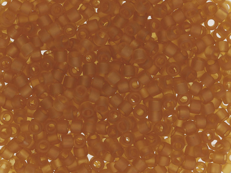 TOHO™ / Treasure 11/0 / Transparent Frosted / Dark Topaz / 10g / ~1100szt