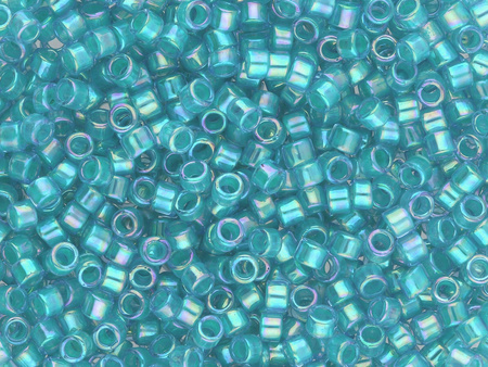 TOHO™ / Treasure 11/0 / Turquoise Lined Rainbow / Lt Sapphire / 5g / ~960szt